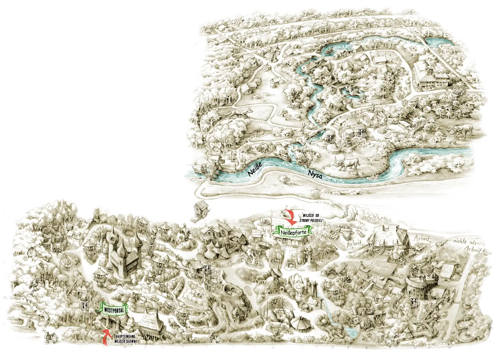 Mapa parku Turisede